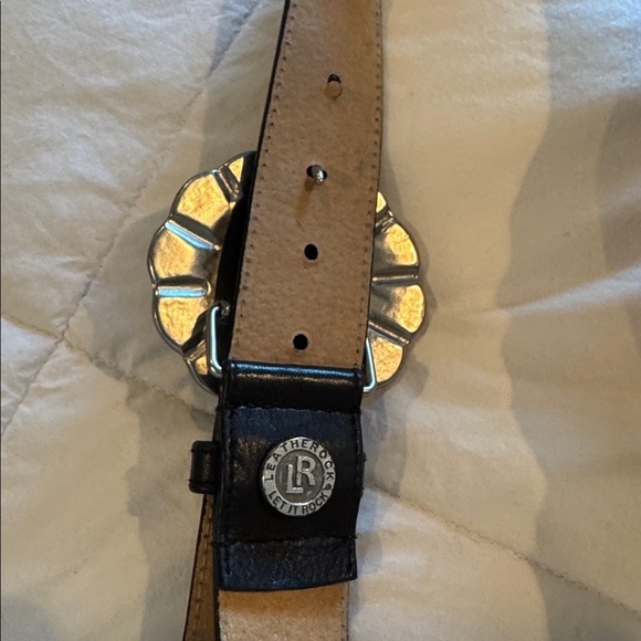 Genuine turquoise stones Elegant Black leather belt main image 7